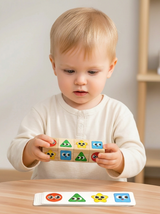 FunMatch Rotating Cartoon Puzzle Cubes | Educational Building Toy thumbnail 2