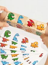FunMatch Rotating Cartoon Puzzle Cubes | Educational Building Toy thumbnail 6