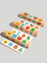 FunMatch Rotating Cartoon Puzzle Cubes | Educational Building Toy thumbnail 5