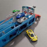 Car Transporter Playset with Race Cars | Kids Truck & Cars Toy Set thumbnail 6