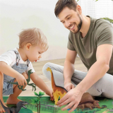 Plastic Dinosaur Jungle World Toy Carpet Suitcase Set with Interactive Design thumbnail 1