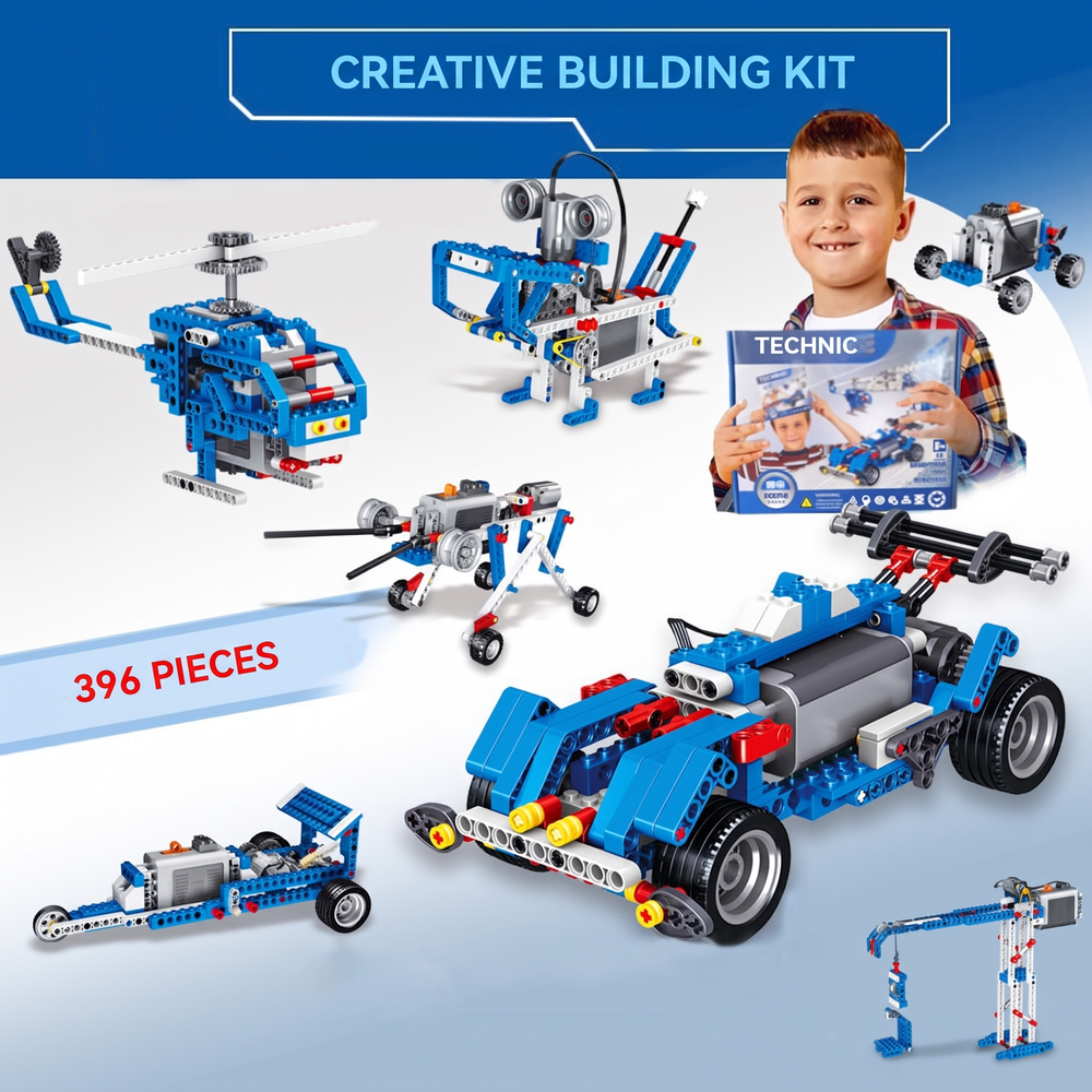 396-Piece Creative Building Blocks Set for Kids