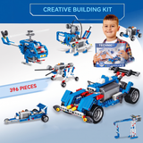 396-Piece Creative Building Blocks Set for Kids thumbnail 1
