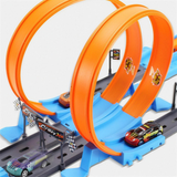 Metal Racing Track Set with Dual Launchers thumbnail 3
