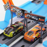 Metal Racing Track Set with Dual Launchers thumbnail 4