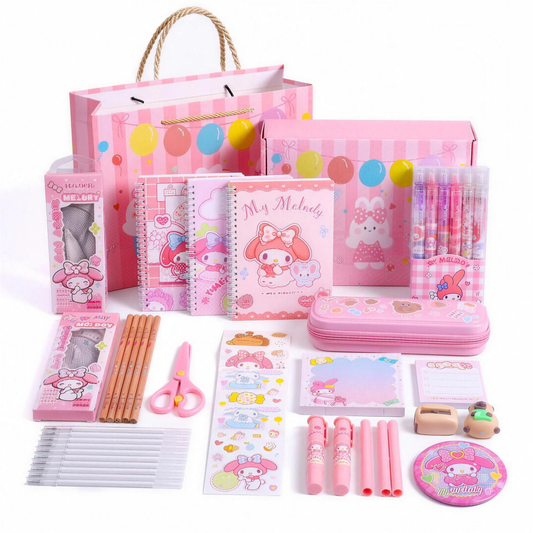 School supplies gift set with case hero shot
