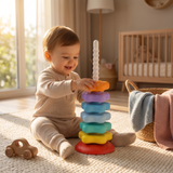Colorful Rotating Tower Toy with Educational Benefits thumbnail 3