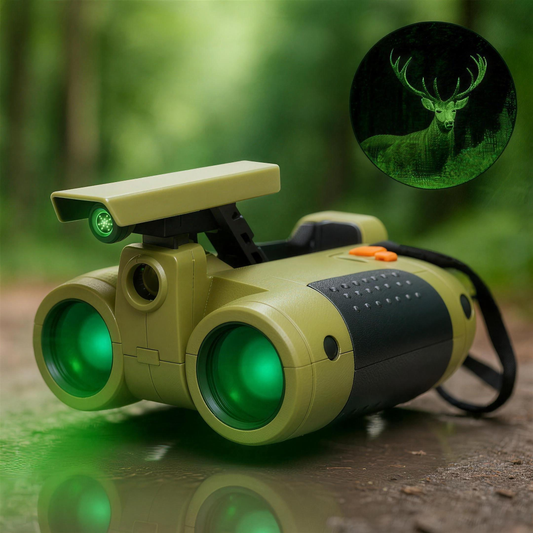 Kids night vision goggles with 4x magnification lenses