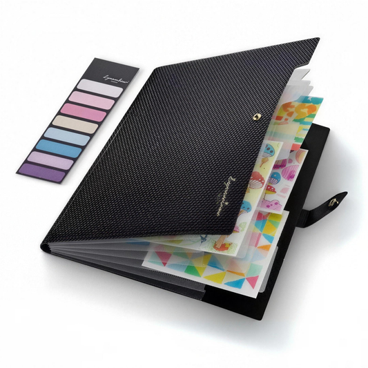 Expanding file folder with labels