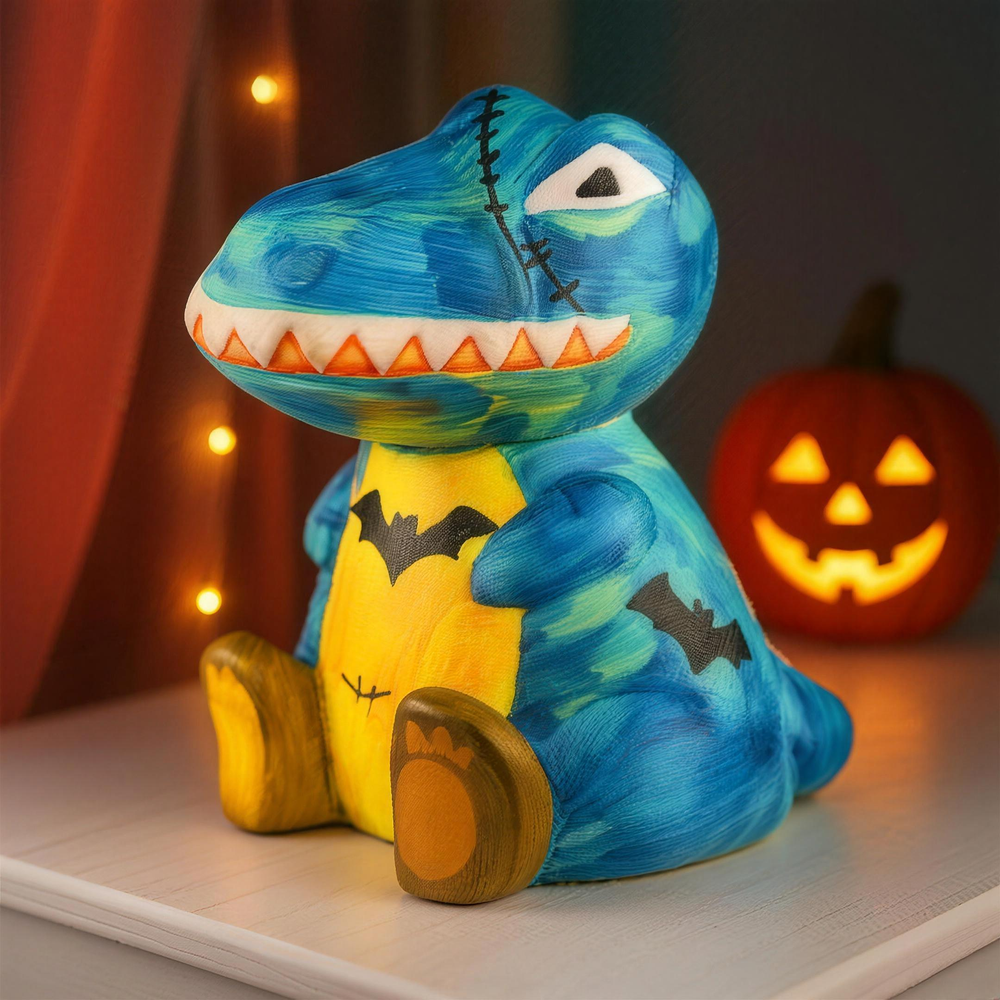 DIY Paint Your Own Dinosaur Lamp Kit with Creative Art Tools