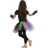 Girls Rainbow Skeleton Tutu Costume thumbnail 3