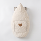 Hooded Baby Carrier Cover - Warm Wrap for Stroller & Sling thumbnail 2