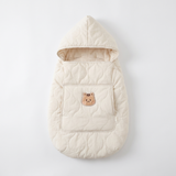Hooded Baby Carrier Cover - Warm Wrap for Stroller & Sling thumbnail 4