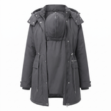 3-in-1 Maternity Winter Parka - Detachable Puffer Coat thumbnail 4