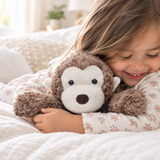 Bashful Lying Plush Monkey Toy - Ultra Soft Collectible Cuddle Toy thumbnail 2