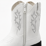 Kids Western Cowboy Boots with Embroidery & Rhinestone Detail thumbnail 6