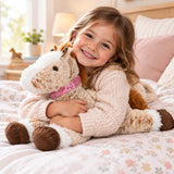 Cute Lying Horse Plush Toy - Soft Cuddly Pony Stuffed Animal thumbnail 2