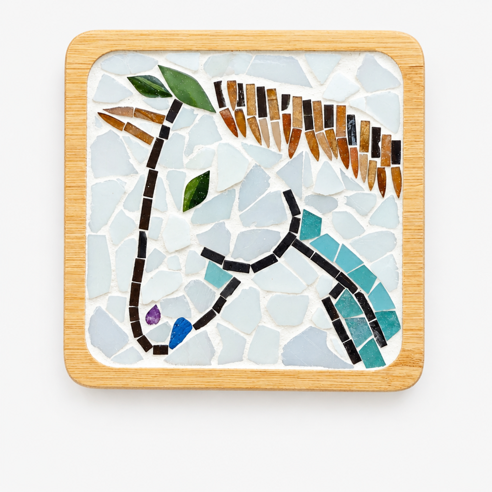 Mosaic Coaster Craft Kit – DIY Tile Art, 16 Animal Designs