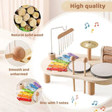 Kids Wooden Musical Instrument Play Table thumbnail 6