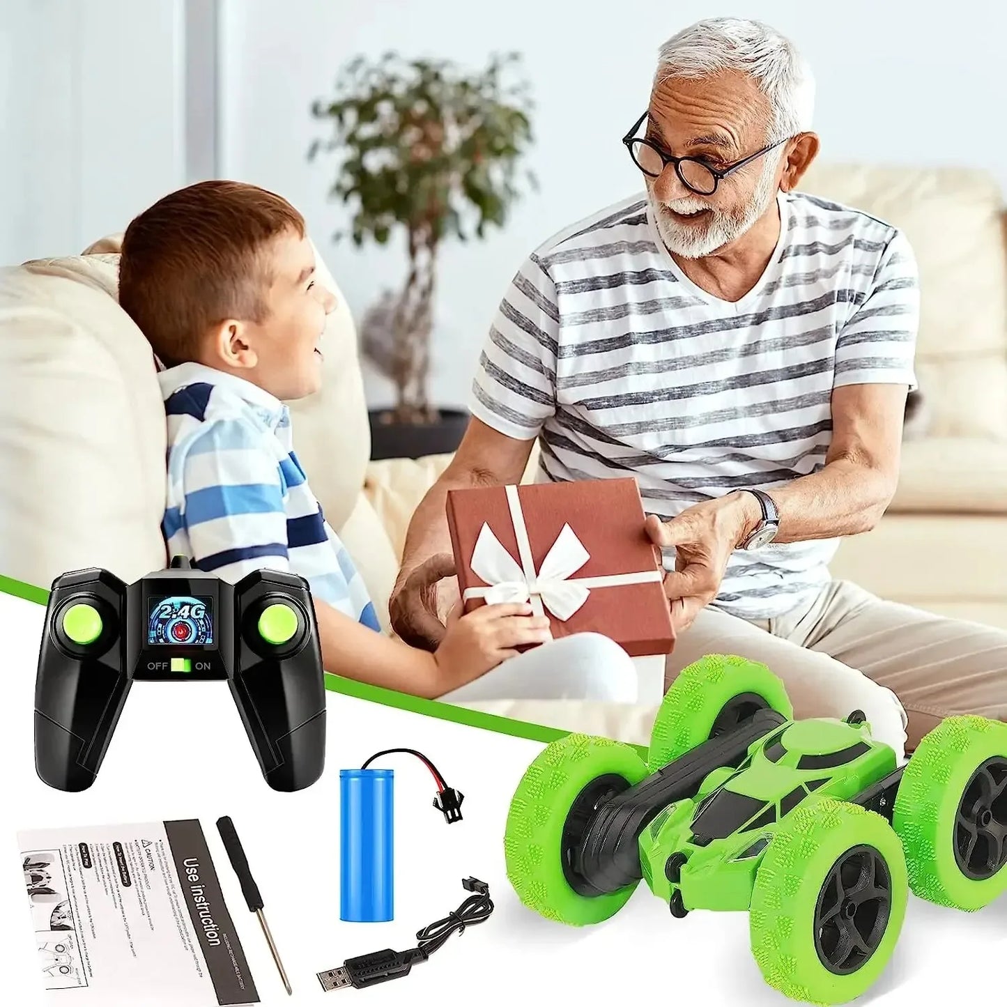RC stunt car colours
