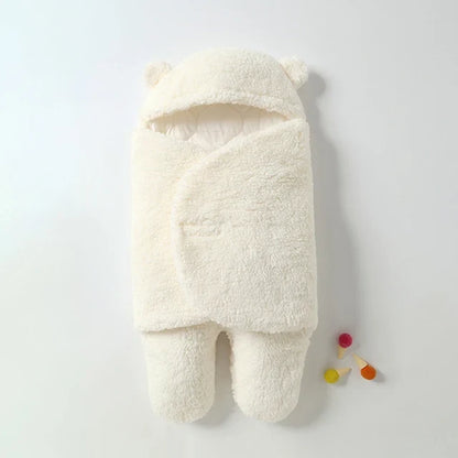 White baby wrap blanket