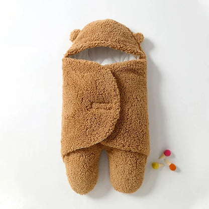 Khaki baby wrap blanket