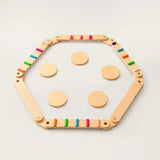 Montessori Balance Beams & Stones – Wooden Gross Motor Set thumbnail 1