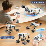 3-in-1 Robot Dog with Wheels Kit – Remote Control Stunts & Voice Control thumbnail 6