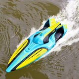 RC Racing Boat – 35 km/h with LED Lights thumbnail 2