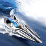 RC Racing Boat – 35 km/h with LED Lights thumbnail 5