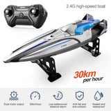RC Racing Boat – 35 km/h with LED Lights thumbnail 4