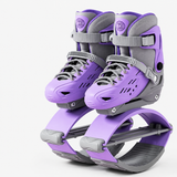 Chaussures à ressorts kangourou, baskets de fitness 2-en-1 à rebond et roulettes, pour enfants miniature 1