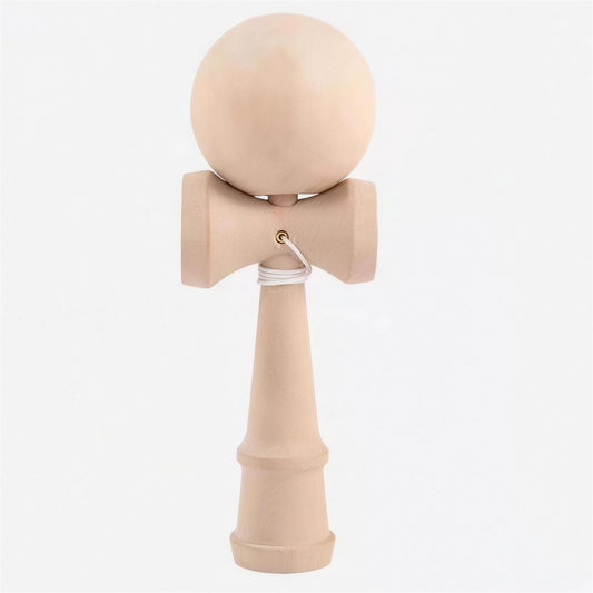Natural wood kendama skill toy