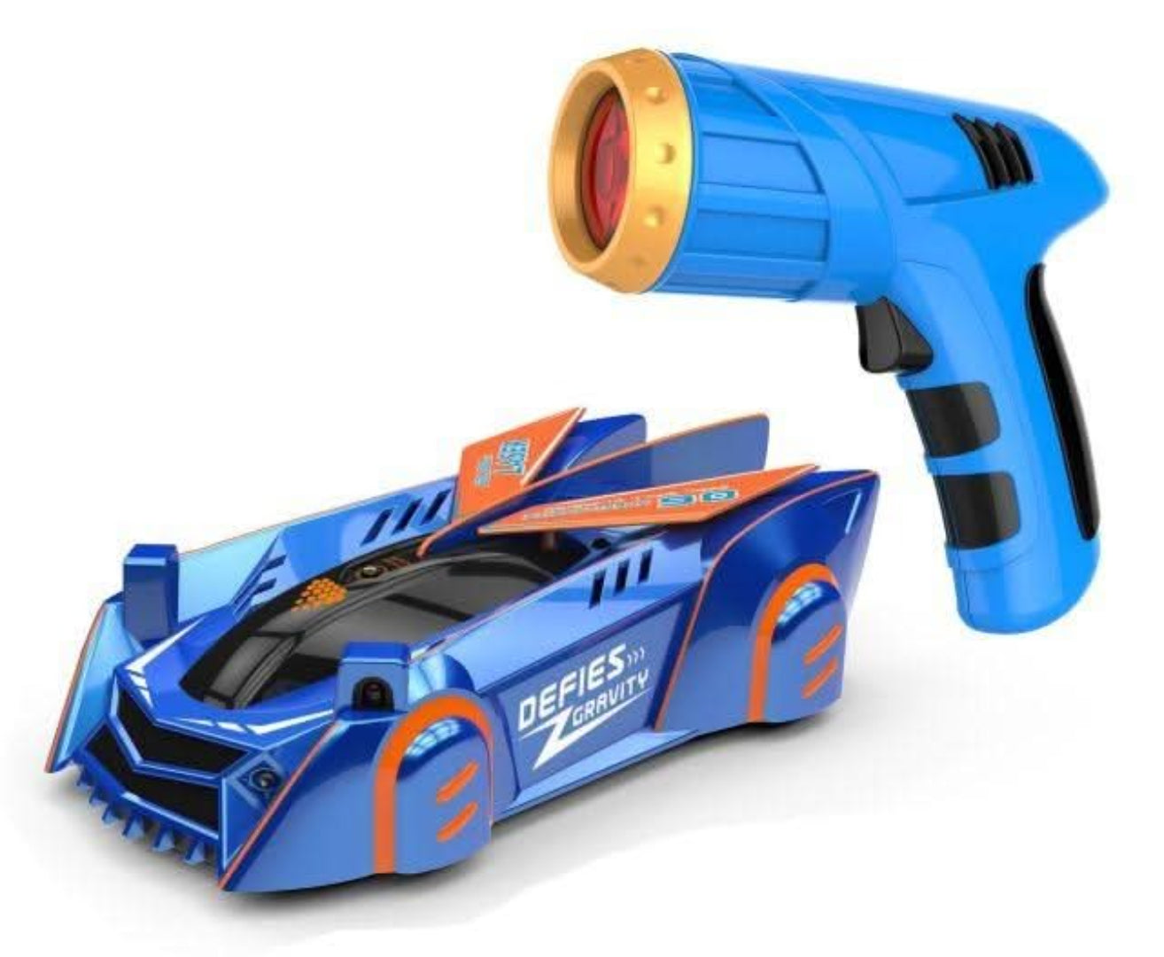 RC wall-climbing car driving on wall