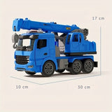 Construction Crane Toy – Vehicle with Movable Arm & Lights thumbnail 3