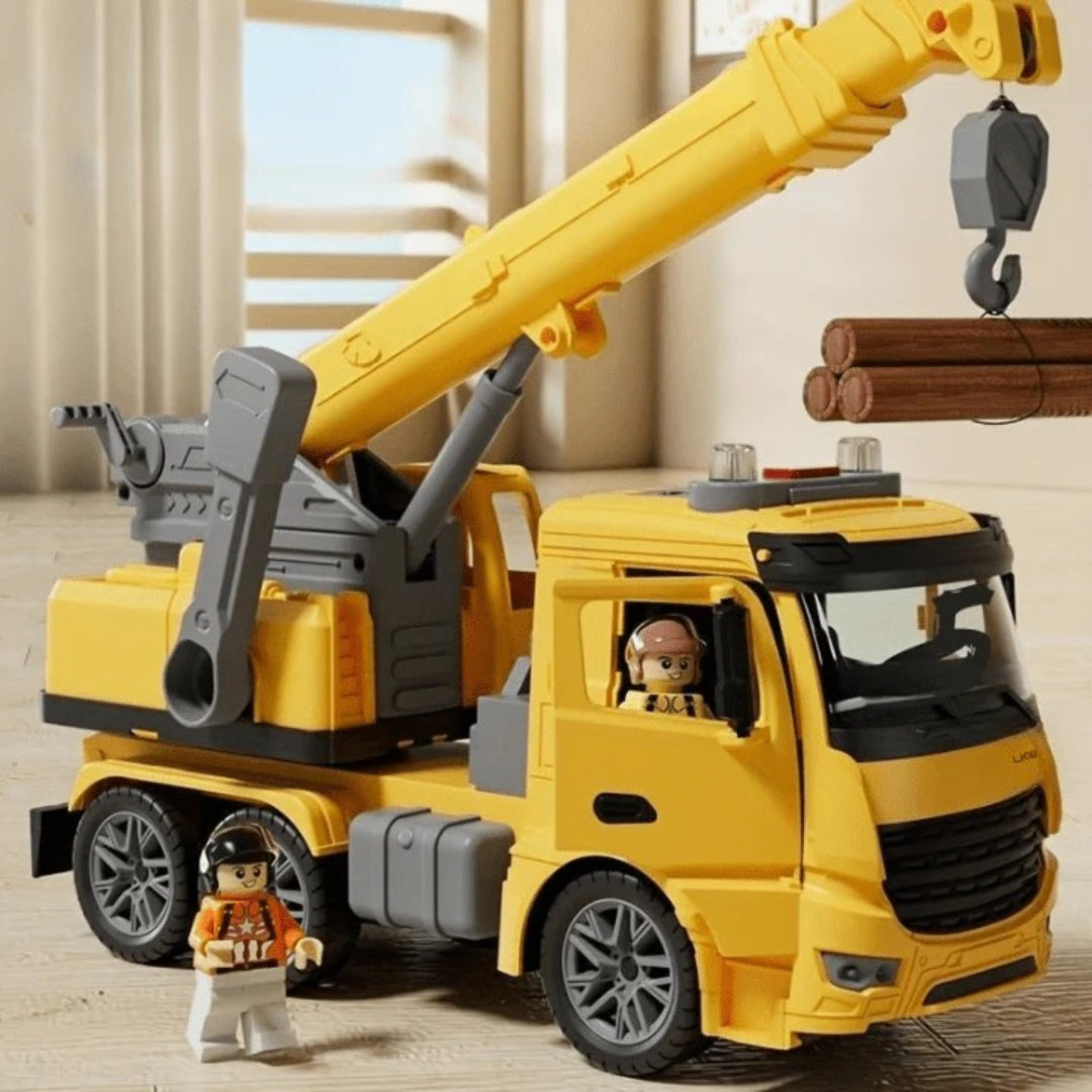 Construction crane toy features overview