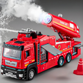 Fire Rescue Truck Toy with Lights, Sound & Water Spray