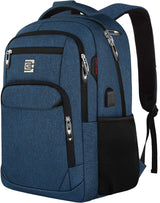 Anti-Theft Laptop Backpack – 15.6" USB Charging Port, Ergonomic & Water-Resistant thumbnail 2