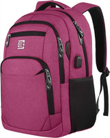 Anti-Theft Laptop Backpack – 15.6" USB Charging Port, Ergonomic & Water-Resistant thumbnail 6