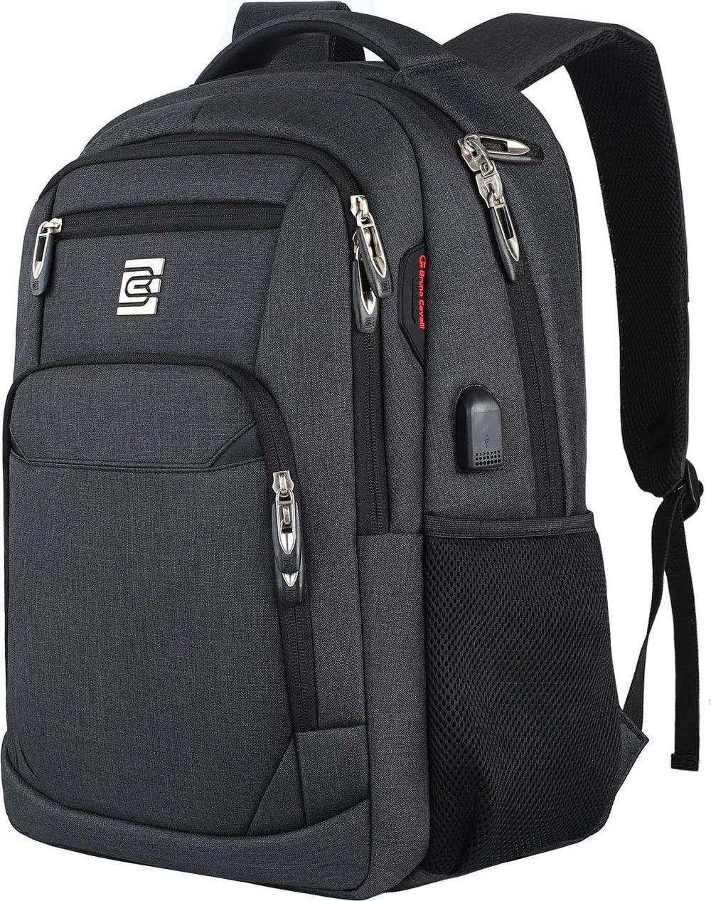 Anti-Theft Laptop Backpack – 15.6" USB Charging Port, Ergonomic & Water-Resistant