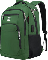 Anti-Theft Laptop Backpack – 15.6" USB Charging Port, Ergonomic & Water-Resistant thumbnail 3