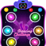 Bluetooth Dance Mat with 6 LED Light-Up Arrows, Non-Slip Multiplayer Floor Game thumbnail 3