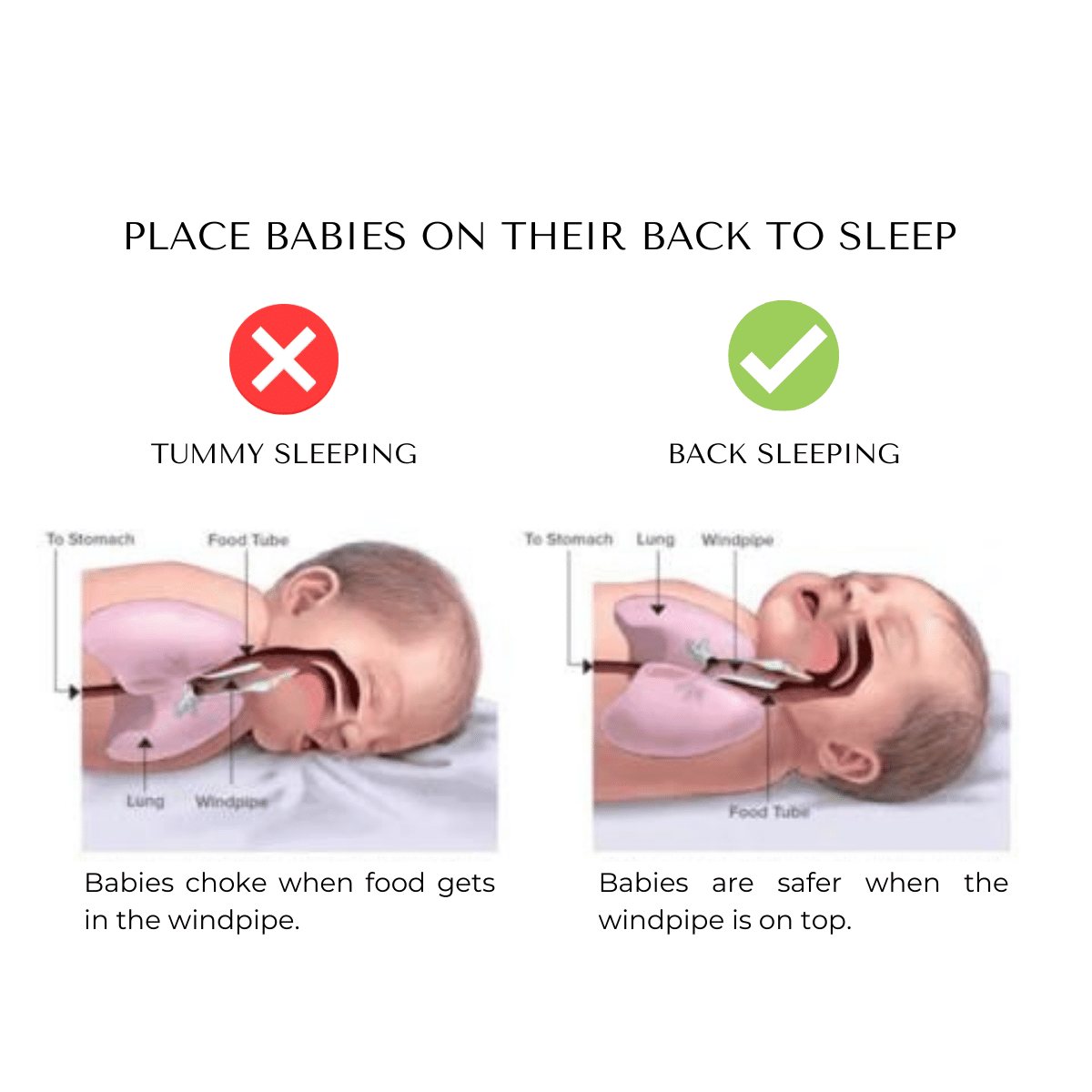 Baby head and neck support pillow in use