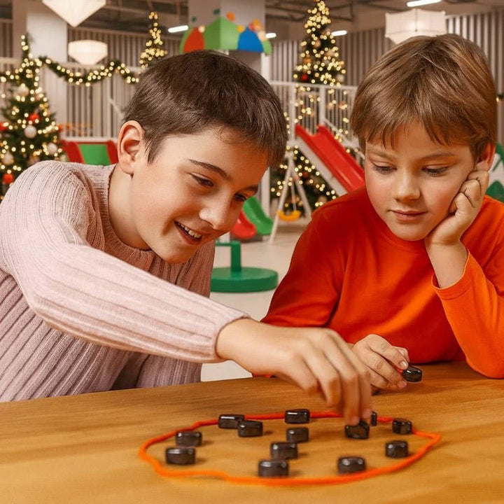 Travel magnetic strategy game