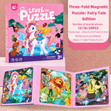 Tri-Fold Magnetic Puzzle Book for Kids, Montessori Early Learning Jigsaw thumbnail 6