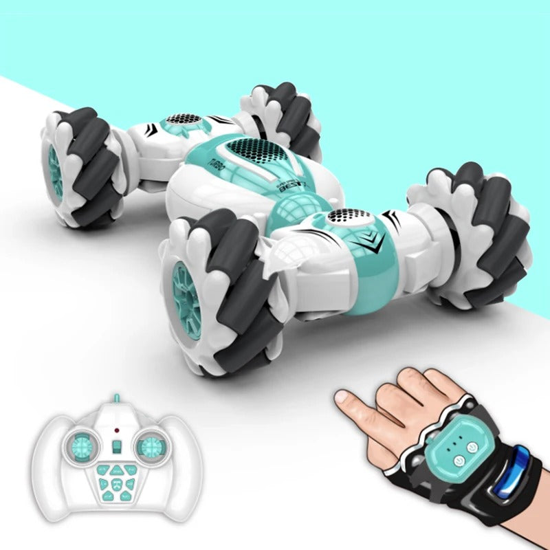 Hand-Steer RC Stunt Car – Two-Sided 2.4G Remote Vehicle