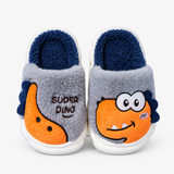 Kinderen Monster Slippers, Warme Pluche Winterpantoffels voor Binnen miniatuur 1