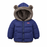 Bear Hood Padded Winter Coat - Warm Fleece-Lined Jacket for Toddlers & Kids, 2-6 Years thumbnail 3