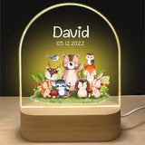 Personalized LED Night Light for Kids — Custom Name & Date thumbnail 4