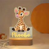 Personalized Safari Animal Night Light — Custom Name thumbnail 6